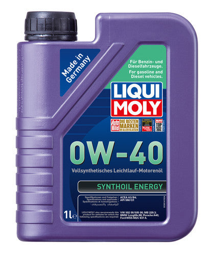 LIQUI MOLY Synthoil Energy 0W-40 1L.
