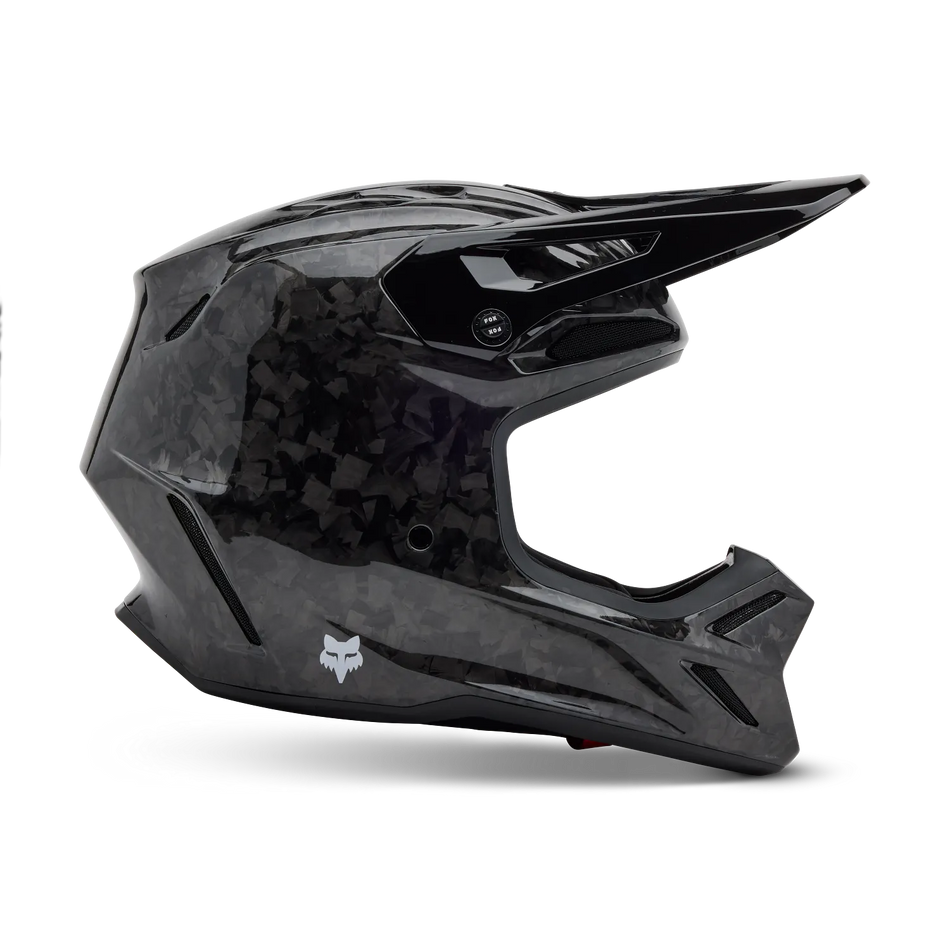 V3 RS CARBON SOLID HELMET [BLACK]