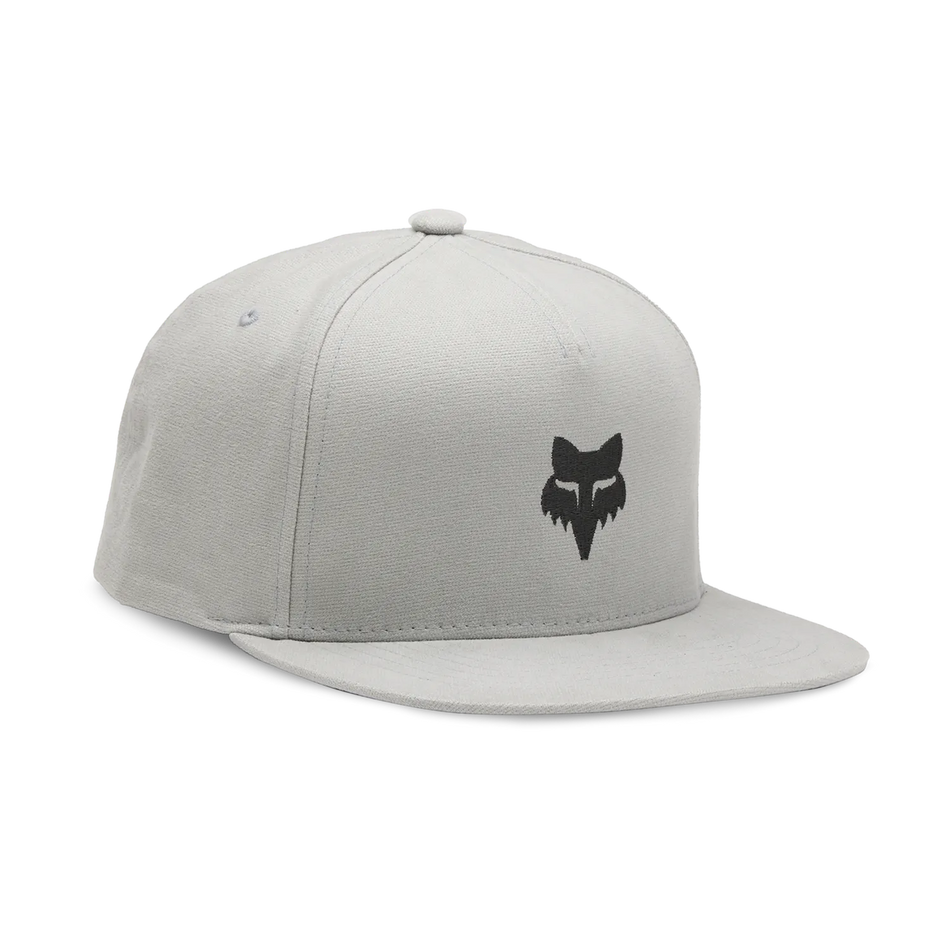 FOX HEAD SNAPBACK HAT [STEEL GREY]