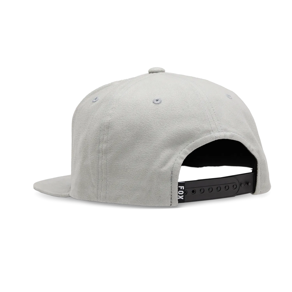 FOX HEAD SNAPBACK HAT [STEEL GREY]