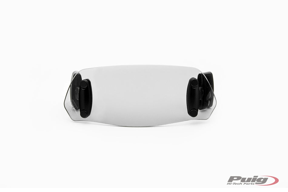 VISOR MULTIADJUSTABLE CLIP-ON 220X90MM C/Clear