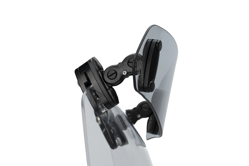 VISOR MULTIADJUSTABLE CLIP-ON 263X95MM. C/SMOKE