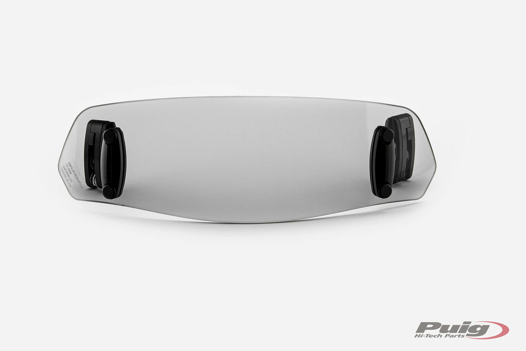 VISOR MULTIADJUSTABLE CLIP-ON 313X100MM C/SMOKE