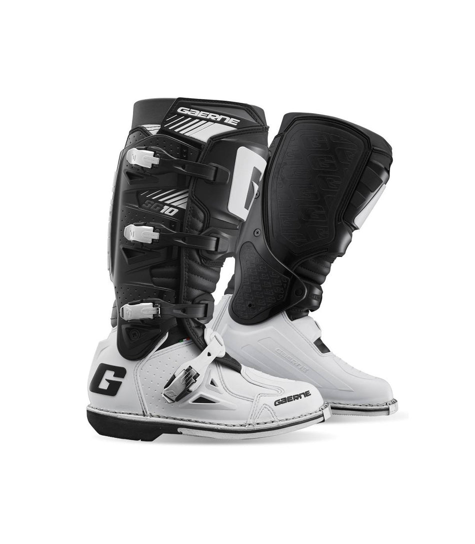 GAERNE SG 10 BOOTS BLACK/WHITE