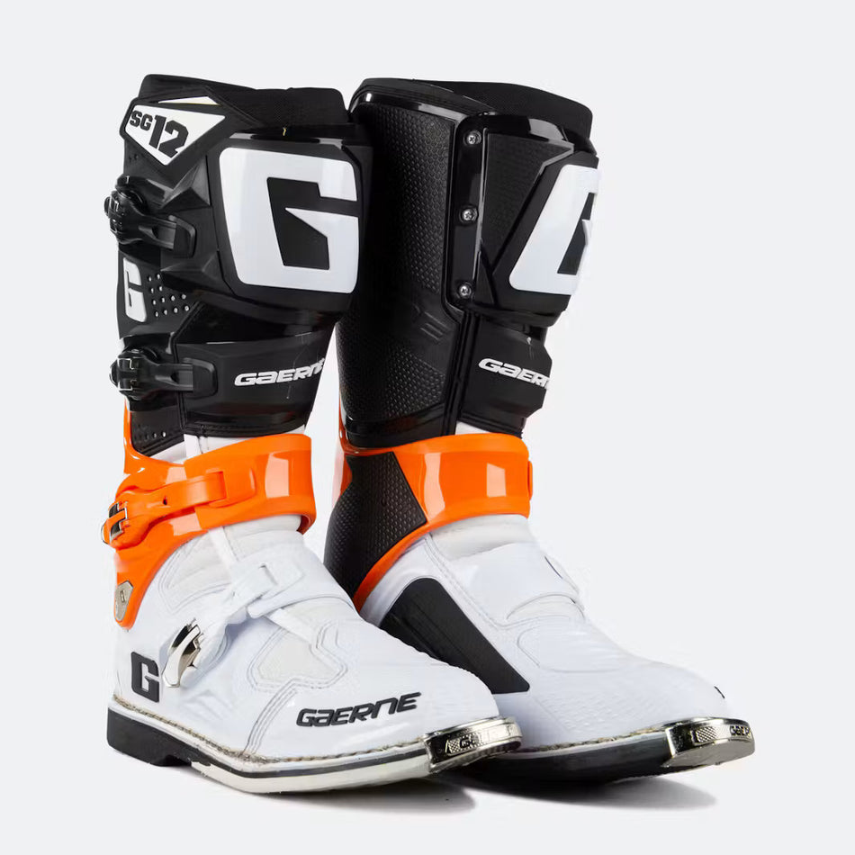 GAERNE SG 12 BOOTS ORANGE/BLACK/WHITE