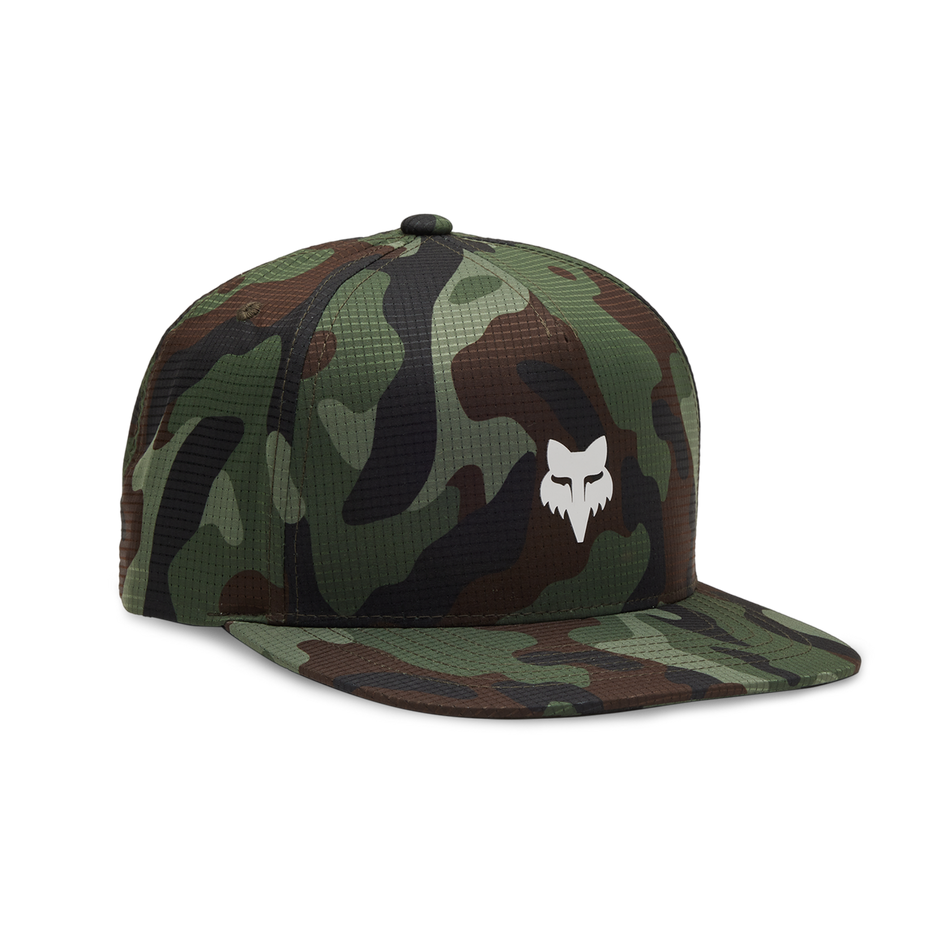 FOX HEAD CAMO TECH SNAPBACK HAT [Green Camouflage]