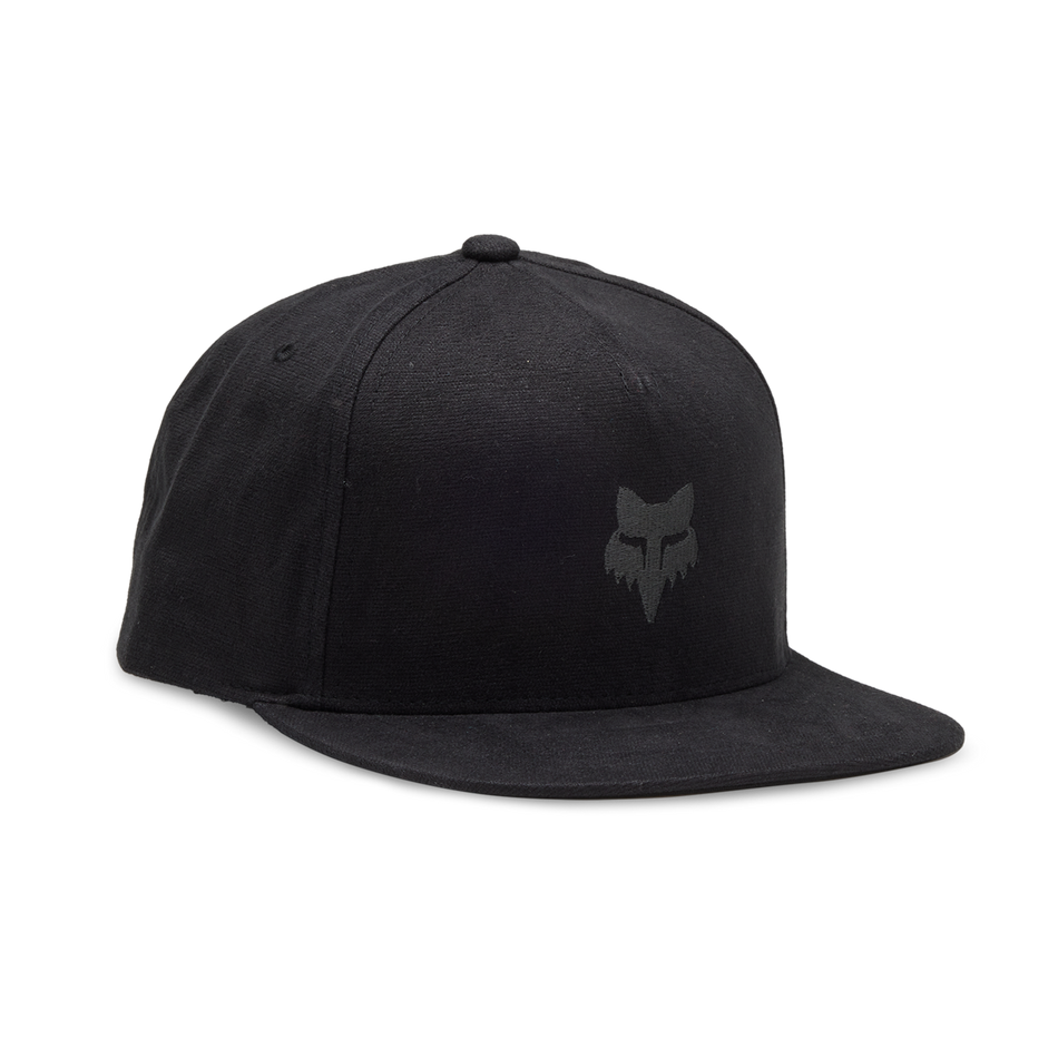 FOX HEAD SNAPBACK HAT [BLACK/CHARCOAL GREY]