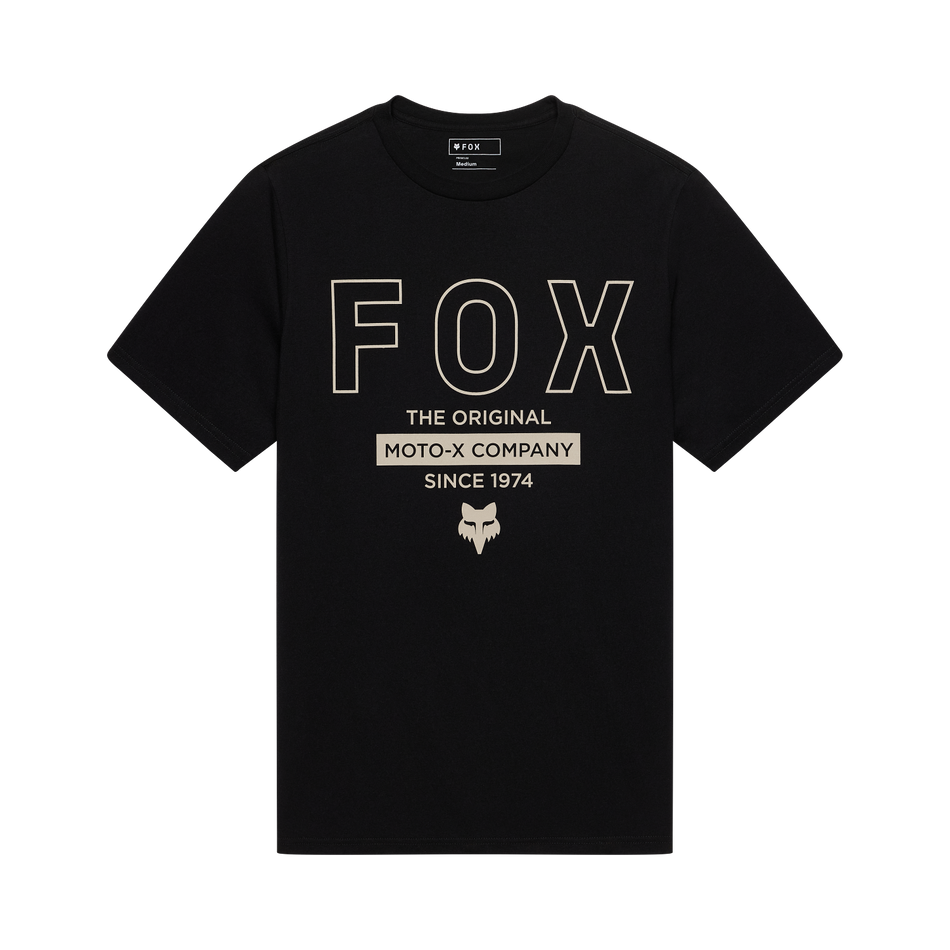 OUTLINE 195 ORIGINAL SS TEE [BLACK]