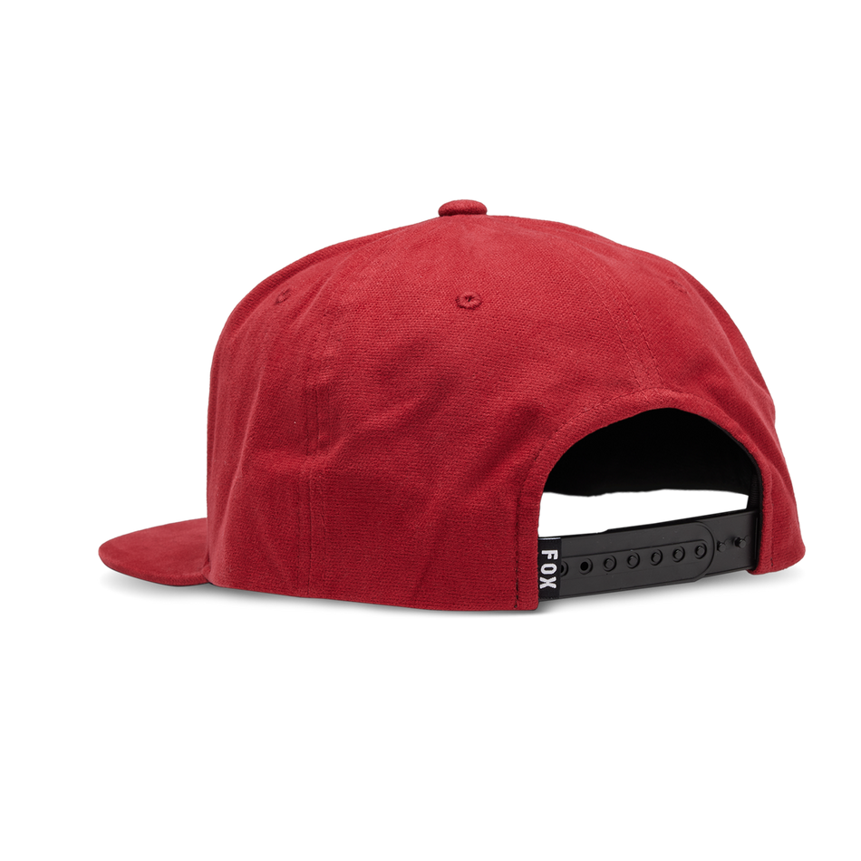 FOX HEAD SNAPBACK HAT [FLAME RED]