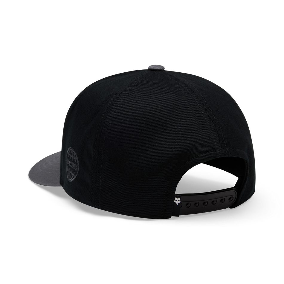 FOX SHADOW SNAPBACK HAT [BLACK]