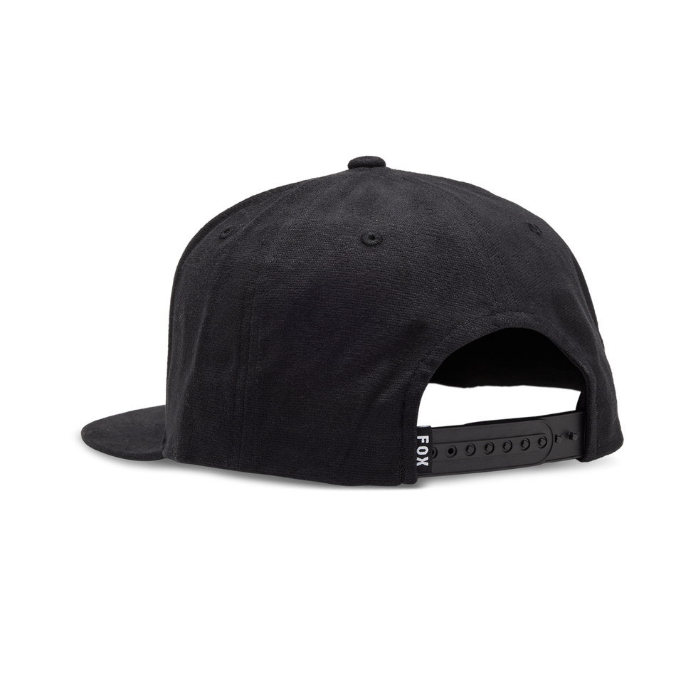 FOX HEAD SNAPBACK HAT [BLACK/CHARCOAL GREY]