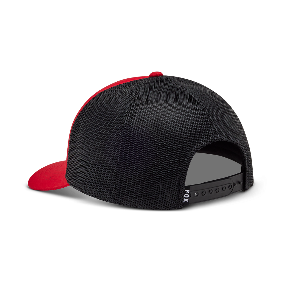 FOX HEAD TRUCKER HAT [FLAME RED]