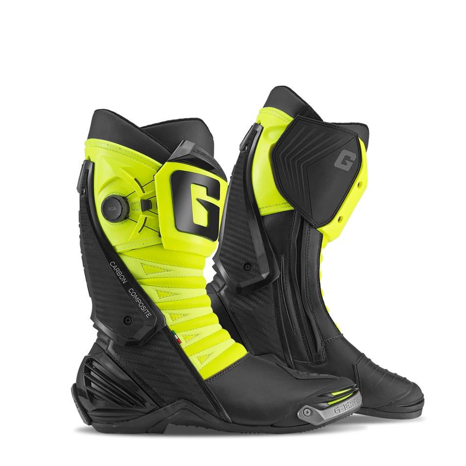 GAERNE GP1 LS BOOTS BLACK/FLUO YELLOW