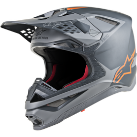 ALPINESTARS SuperTech S-M10 Meta Helmet ECE Anthracite Gray Orange Fluo