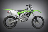 Yoshimura Kawasaki KX450F 16-18 RS-4 Stainless Slip-On, w- Aluminum Muffler