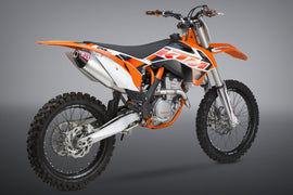 Yoshimura KTM KTM 250 SX-F 13-15 RS-4 Stainless Full System, w- Aluminum Muffler