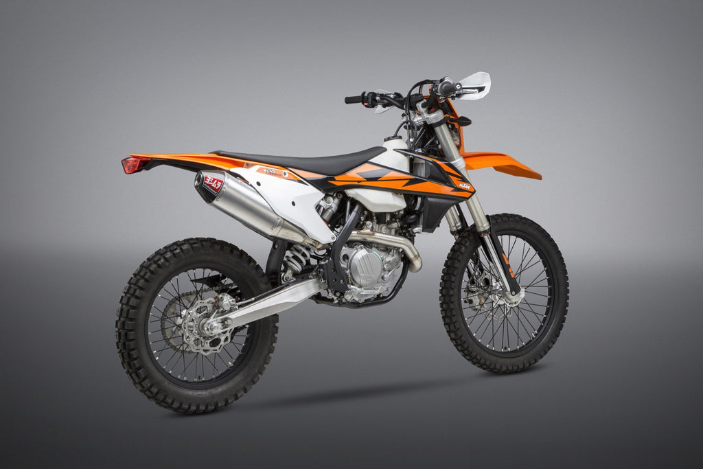 Yoshimura KTM 450SX-F-16-18 500EXC 17-19 RS-4 Stainless Slip-On w- Aluminum Muffler