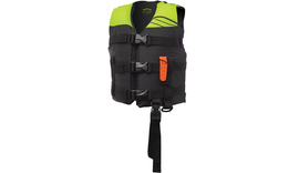 SLIPPERY Child Hydro Vest Black-Neon Yellow