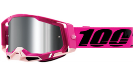 100% RACECRAFT 2 Goggle Maho - Silver Flash Mirror