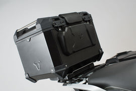 SW MOTECH TRAX ADV top case passenger backrest. For TRAX ADV top case. Black.