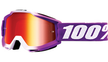Load image into Gallery viewer, 100% ACCURI Goggle Framboise Mirror Red