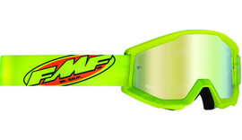 FMF PowerCore Core Goggles Yellow - Gold Mirror